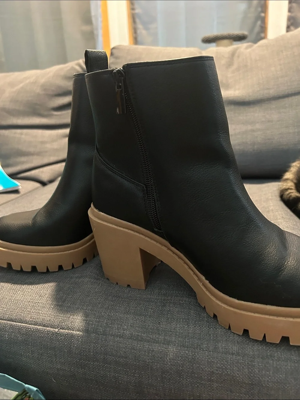 Torrid Finger Gore Wide Width Bootie in Black | Size 7.5 W